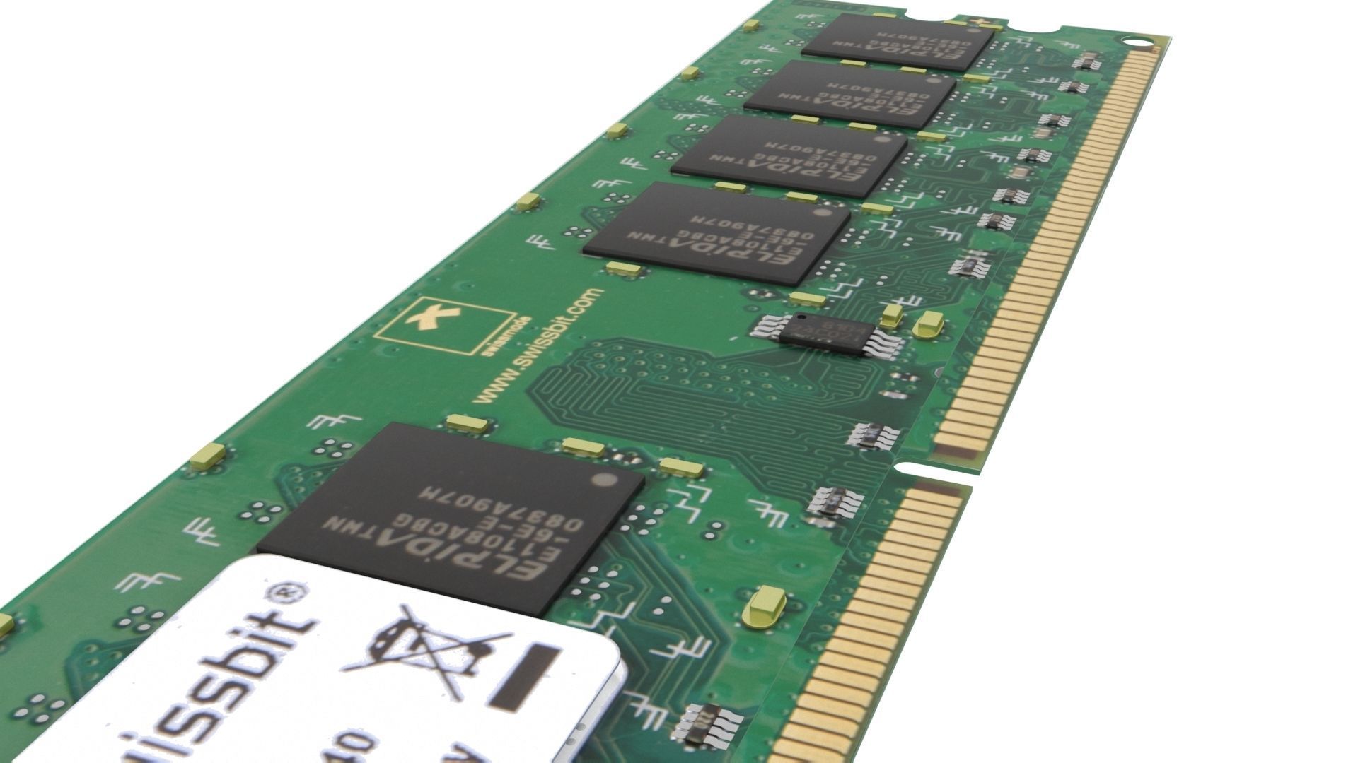 DDR4 SDRAM Memory Module 3D model_10