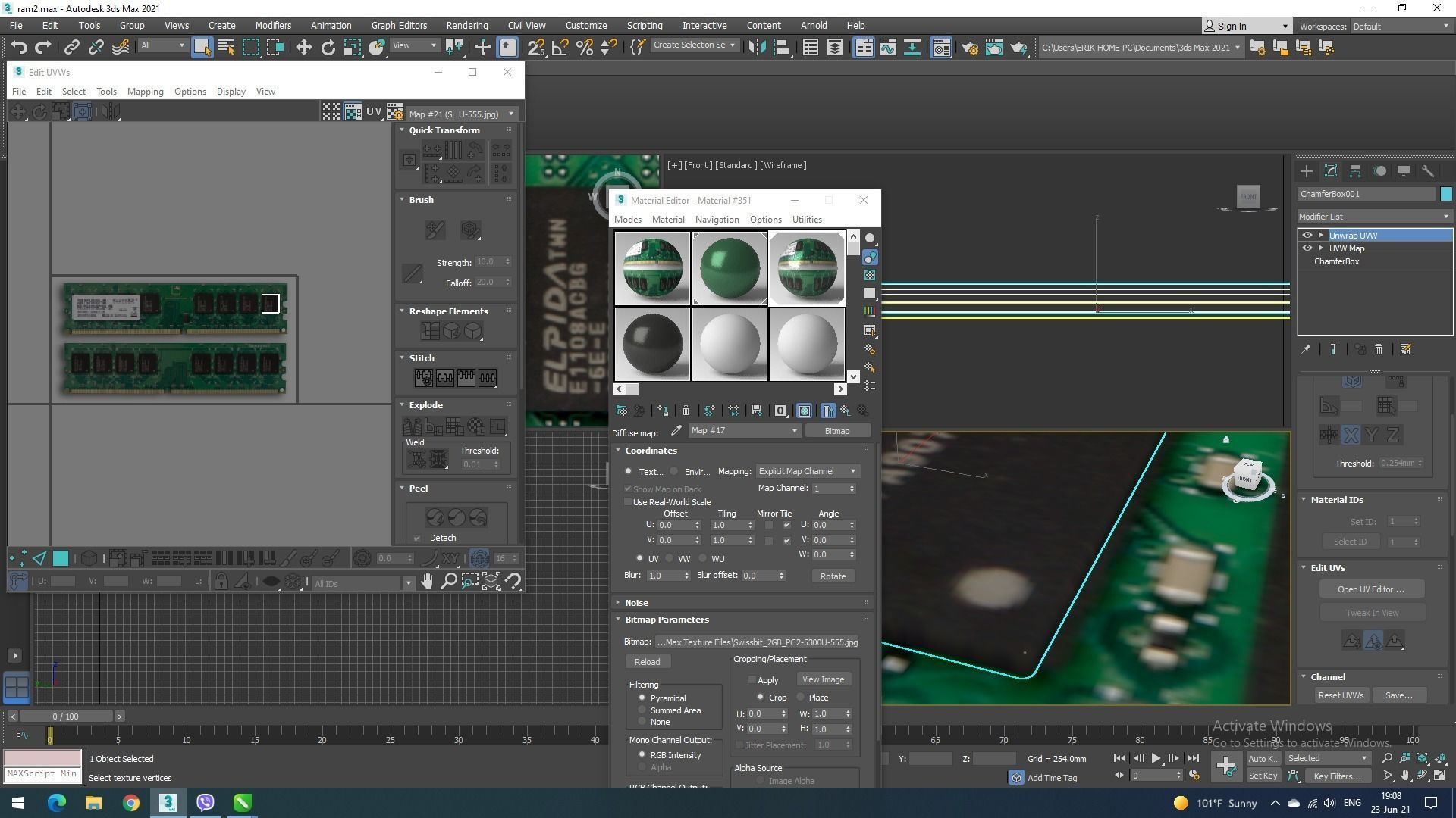 DDR4 SDRAM Memory Module 3D model_29