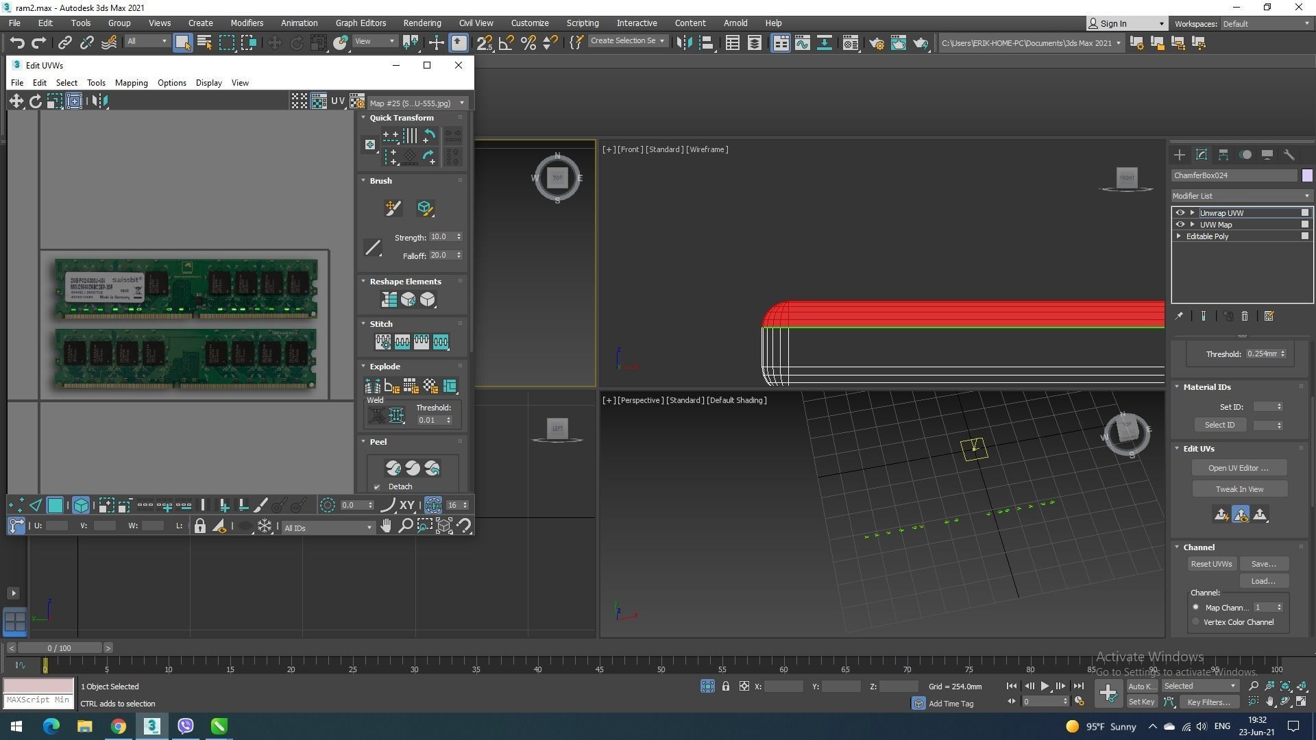 DDR4 SDRAM Memory Module 3D model_25