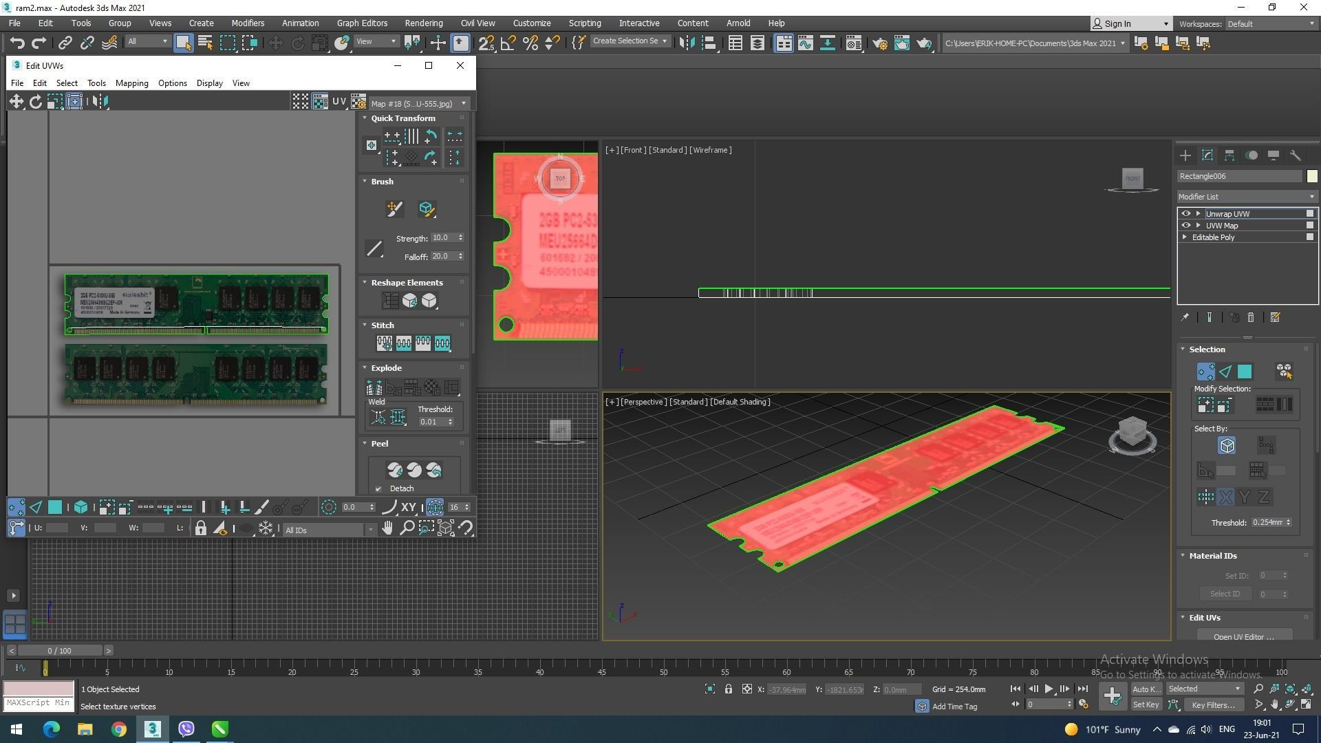 DDR4 SDRAM Memory Module 3D model_26