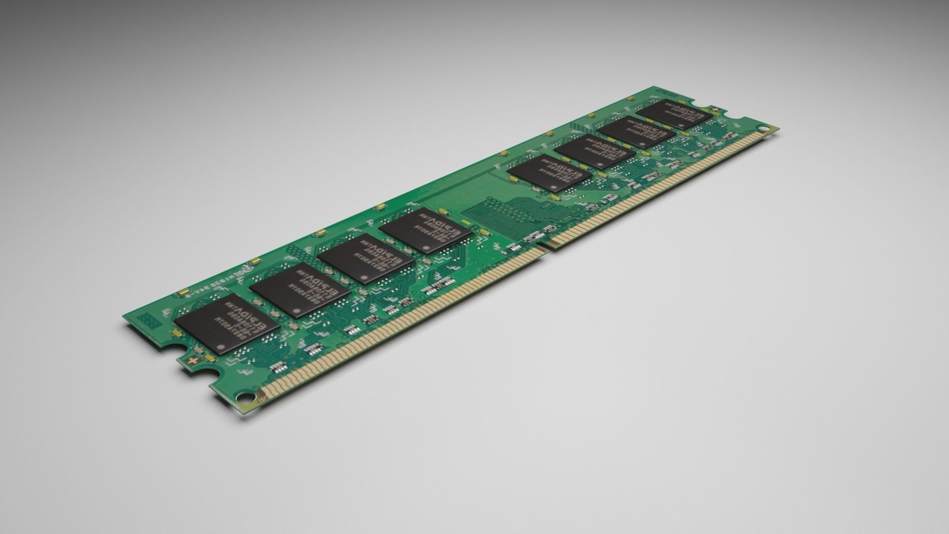DDR4 SDRAM Memory Module 3D model_24