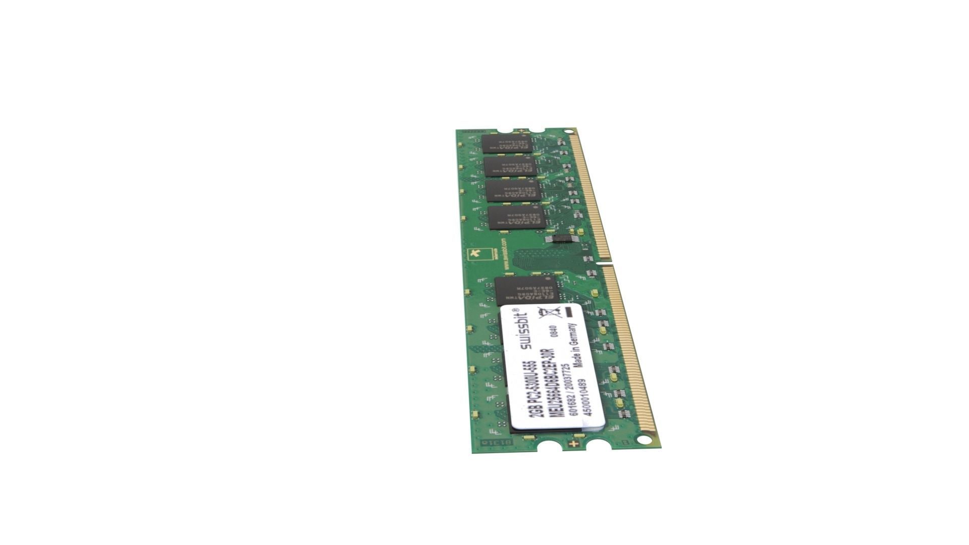 DDR4 SDRAM Memory Module 3D model_9