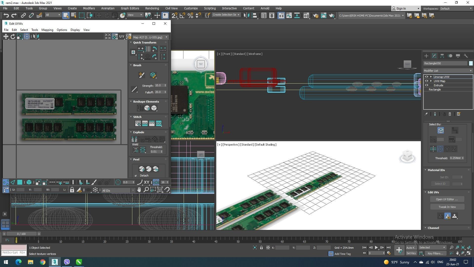 DDR4 SDRAM Memory Module 3D model_27