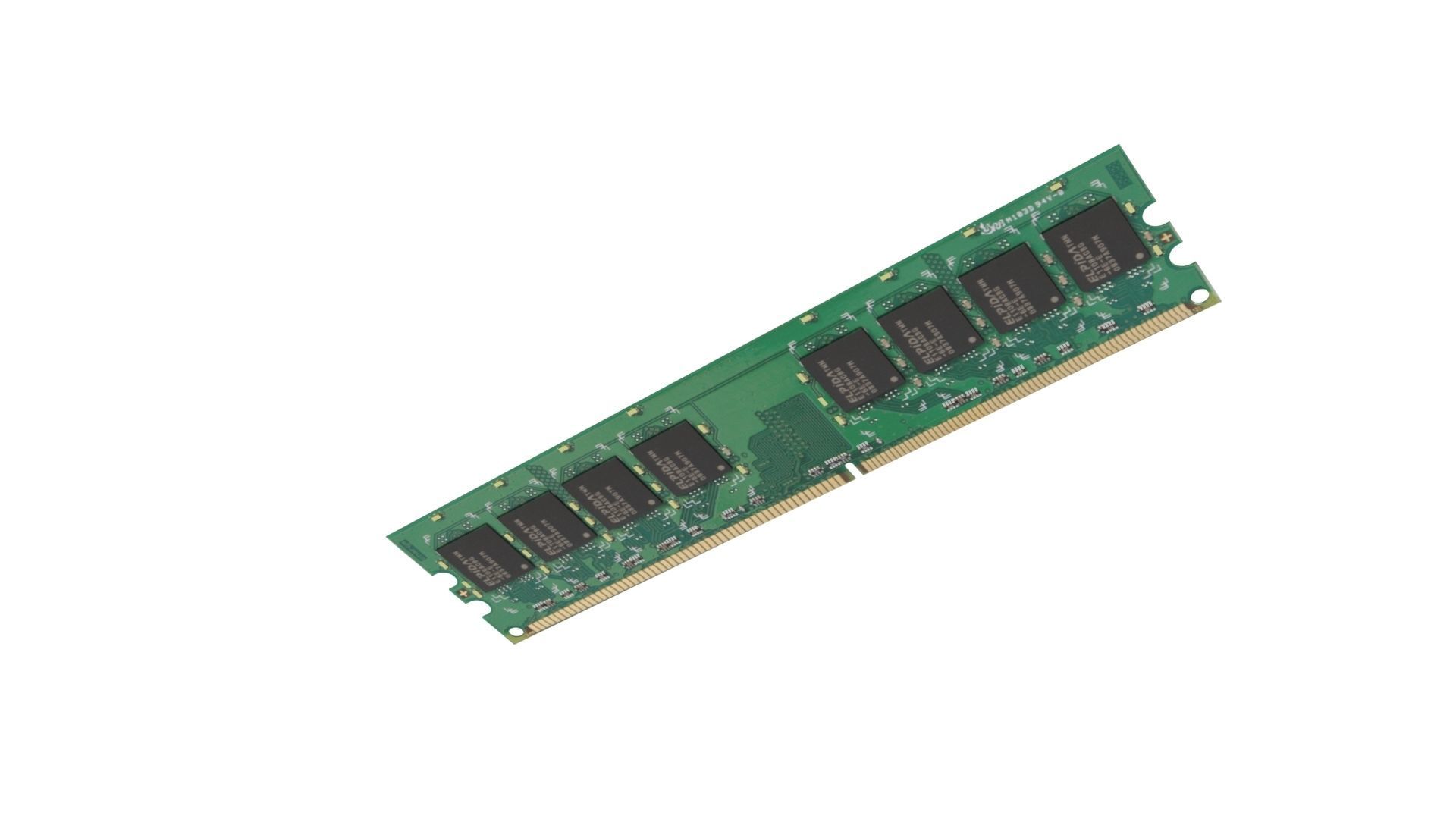 DDR4 SDRAM Memory Module 3D model_4