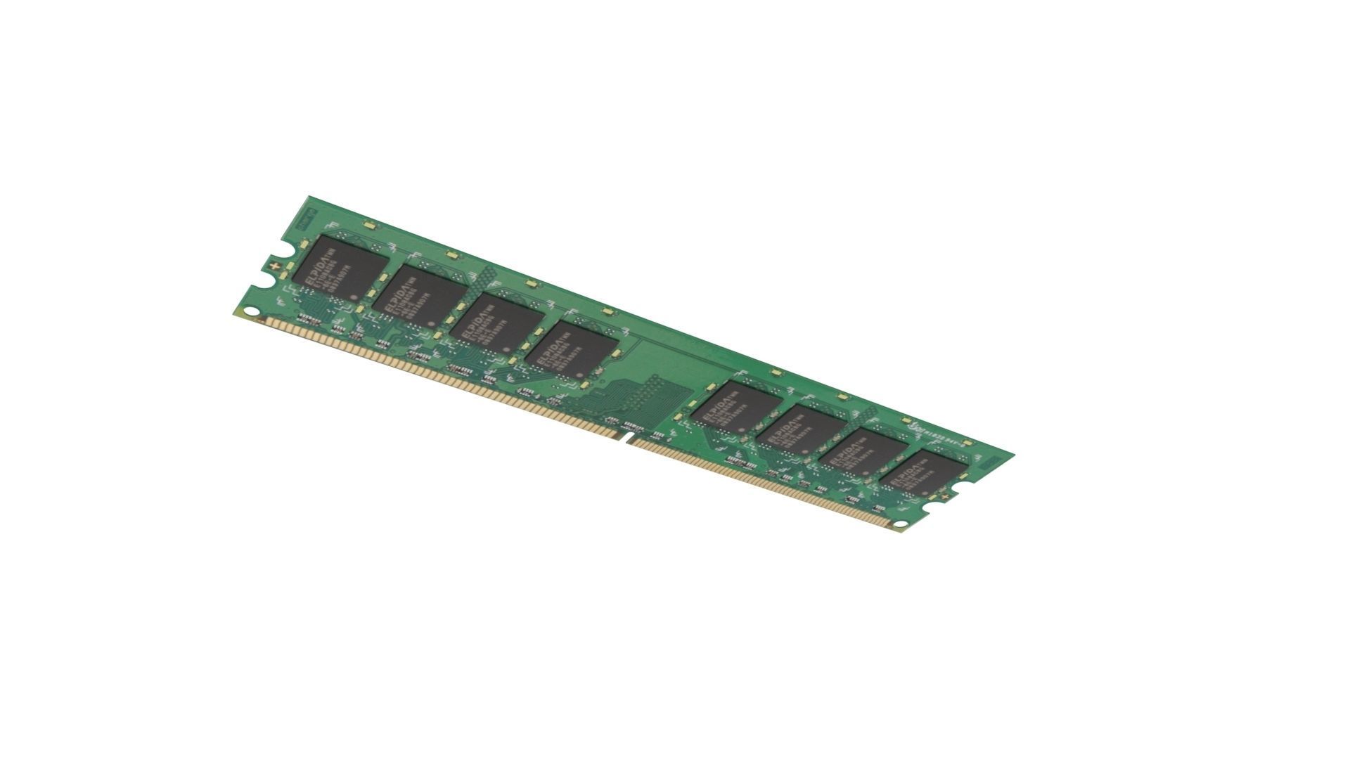 DDR4 SDRAM Memory Module 3D model_5