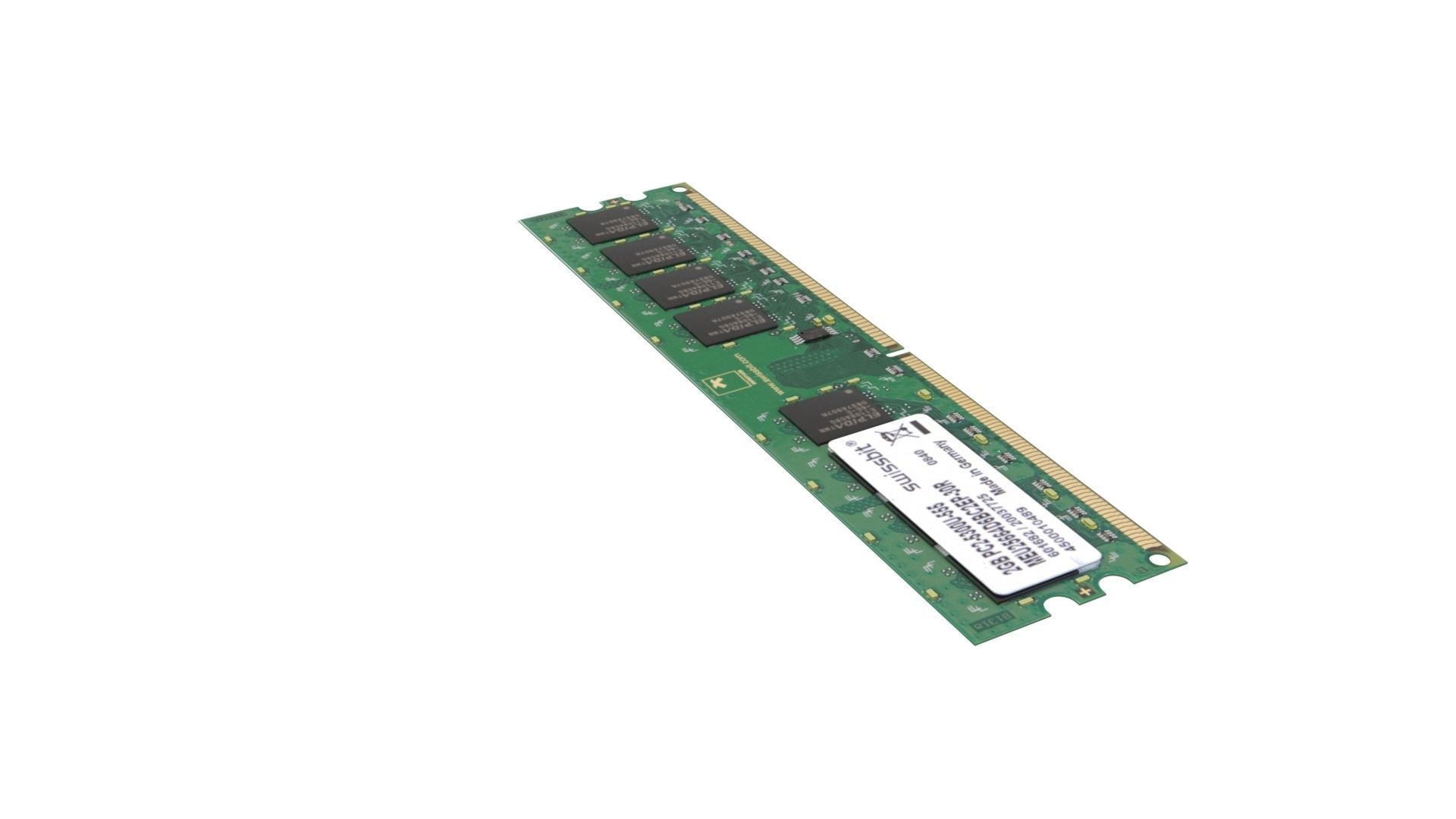 DDR4 SDRAM Memory Module 3D model_6