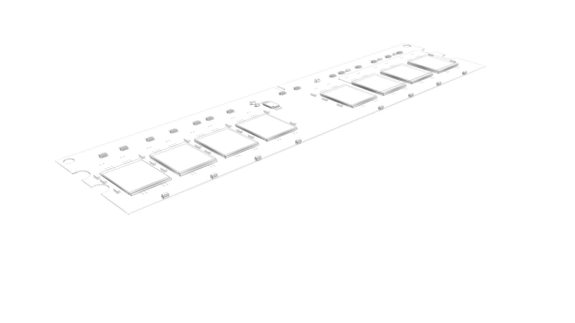 DDR4 SDRAM Memory Module 3D model_16