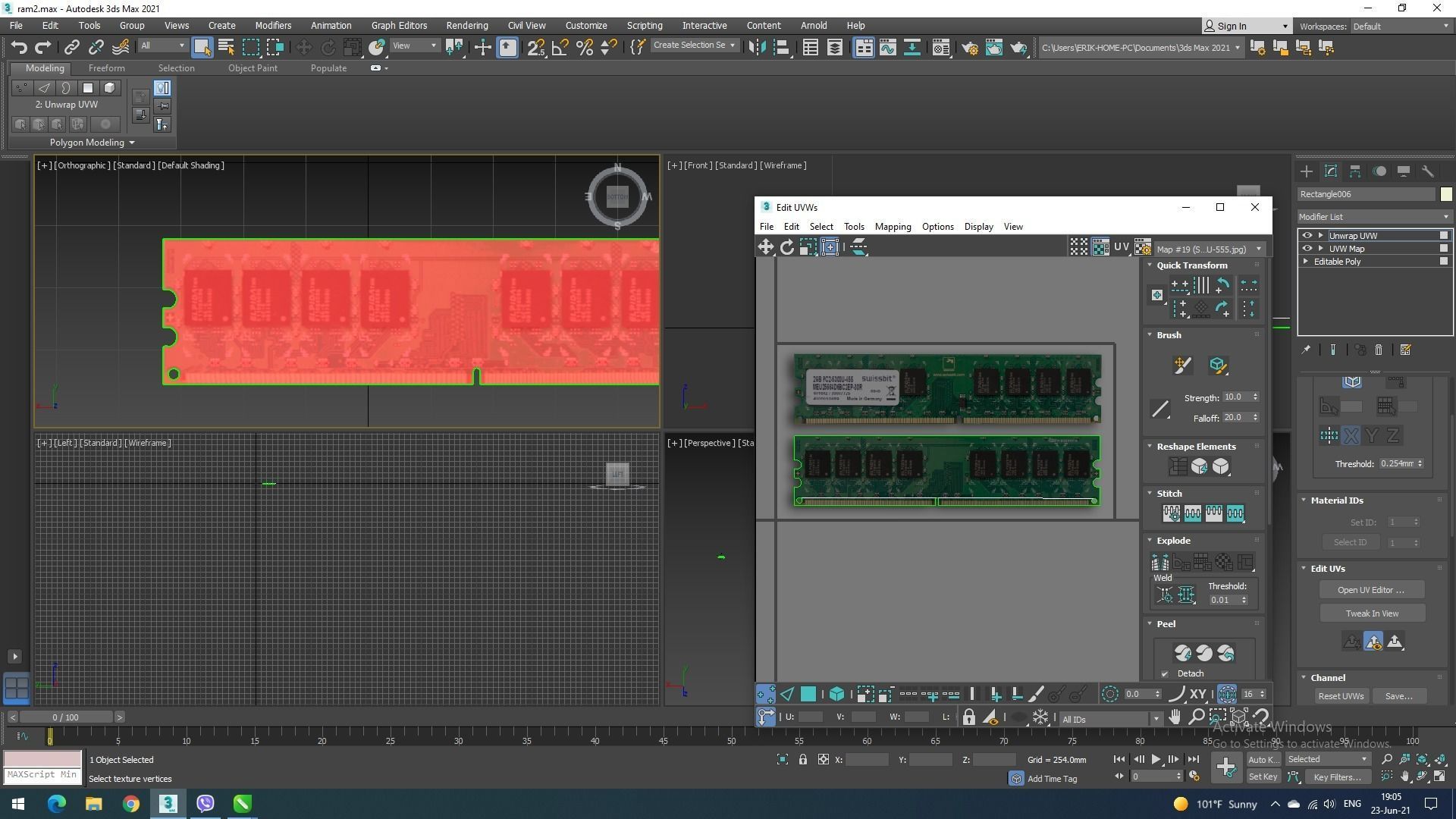 DDR4 SDRAM Memory Module 3D model_28