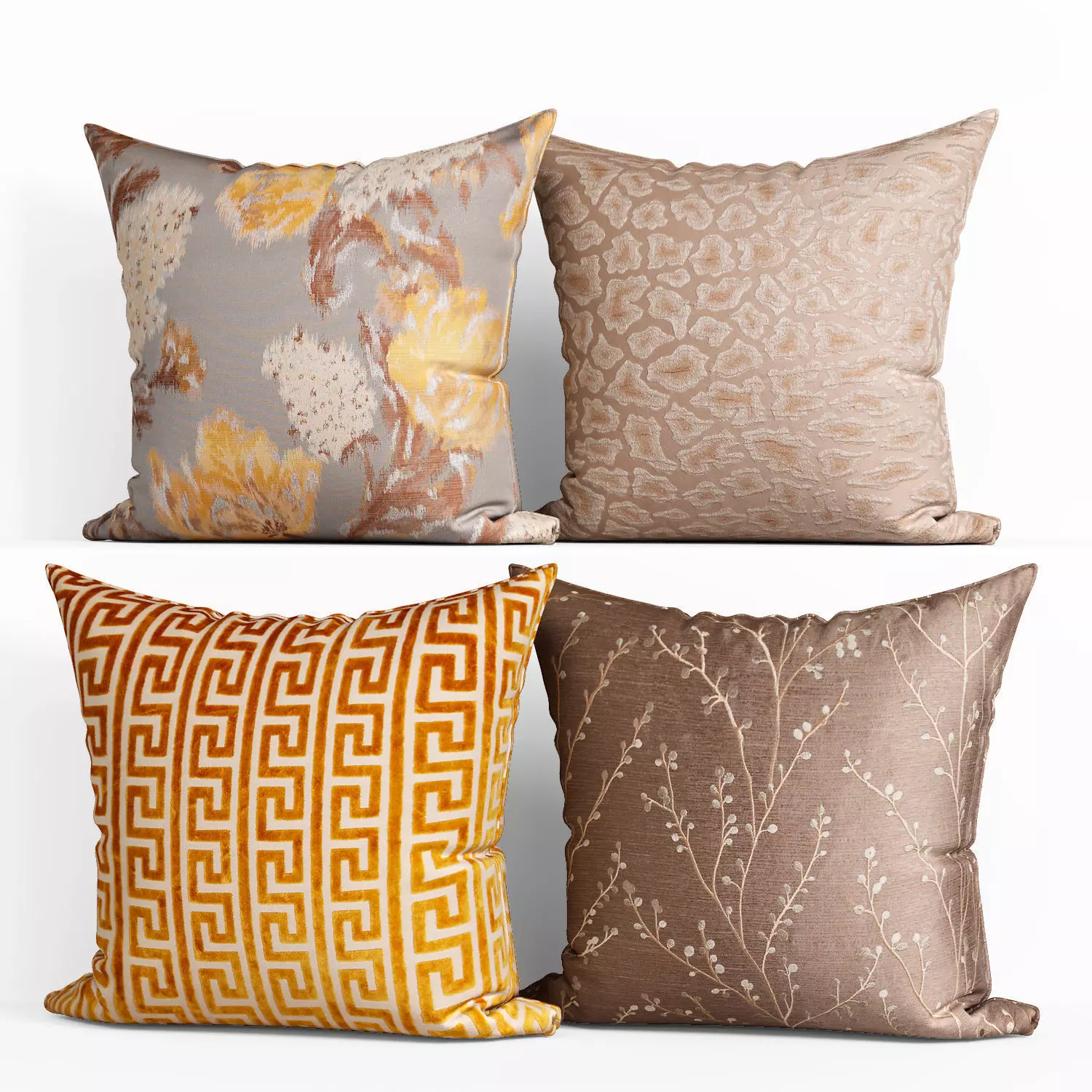 Decorative pillows Houzz set 189 3D model_0