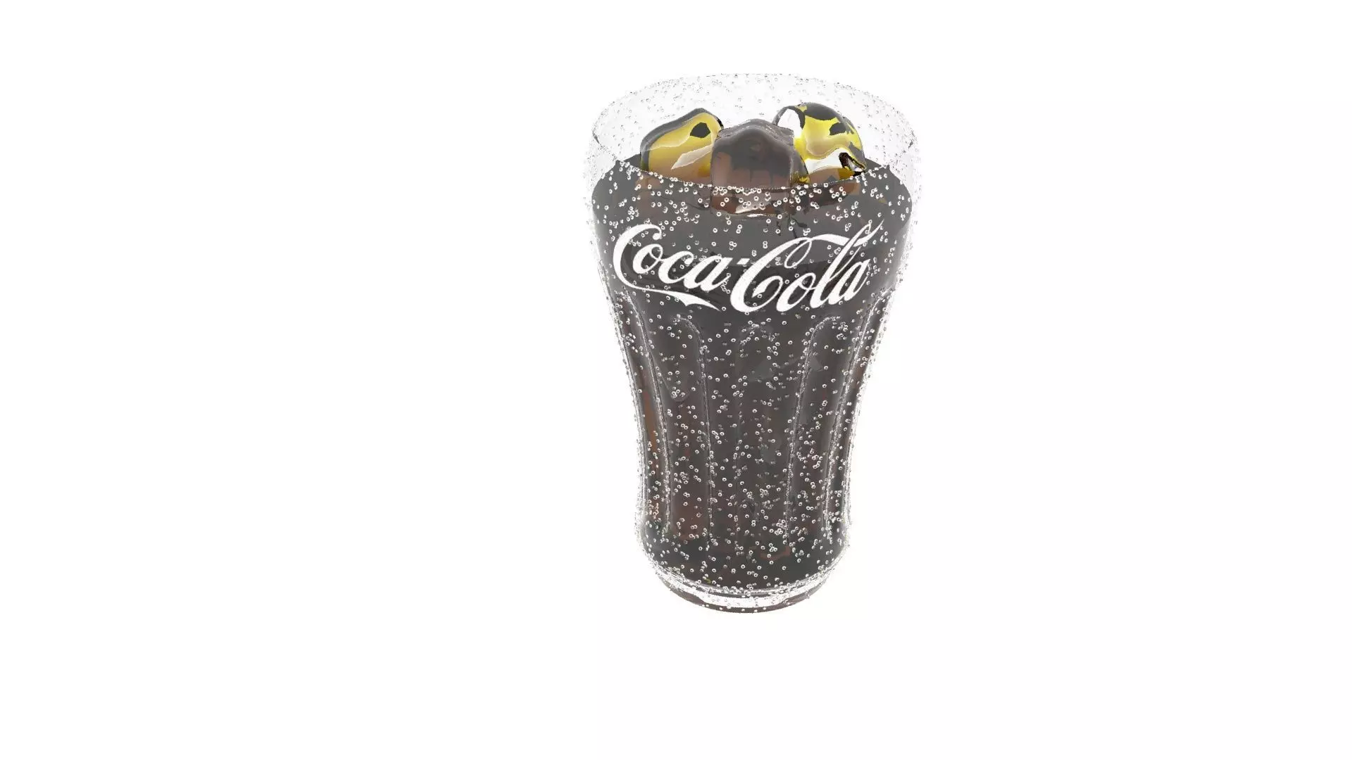 Coca Cola Glass 3D model_0