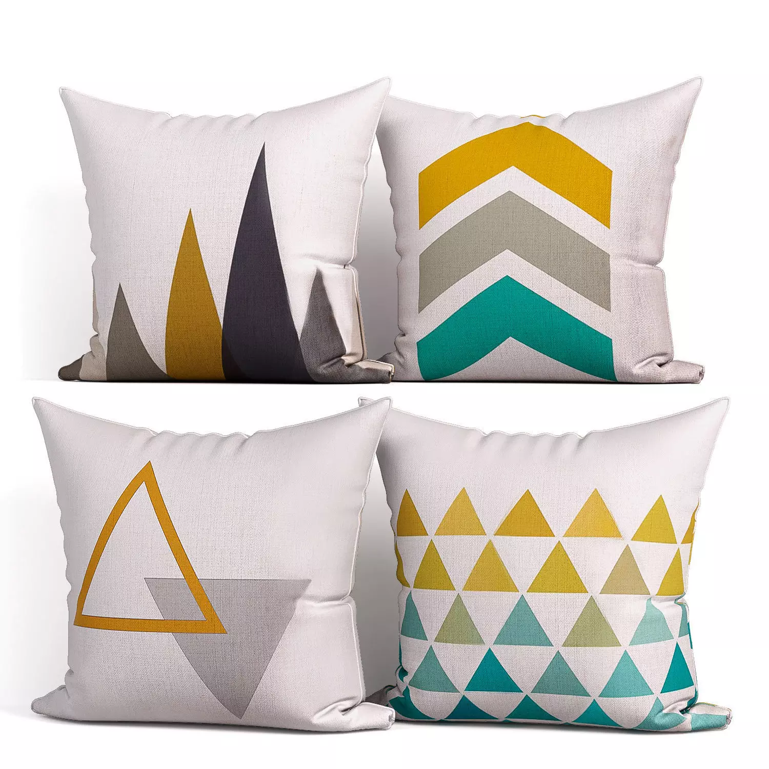Decorative pillows Houzz set 190 3D model_0