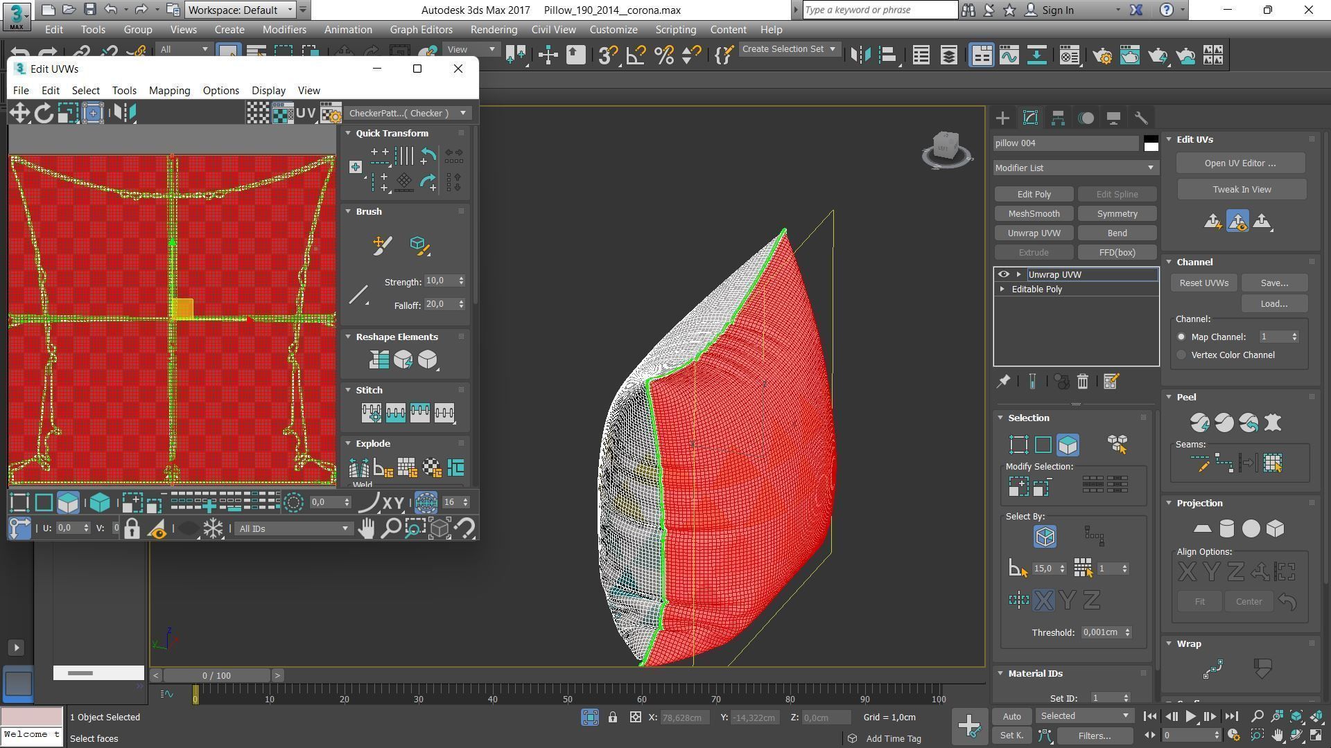 Decorative pillows Houzz set 190 3D model_13