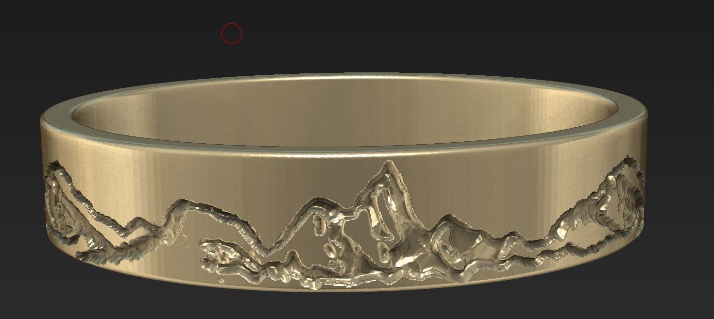 ring ROCK 3D print model_1