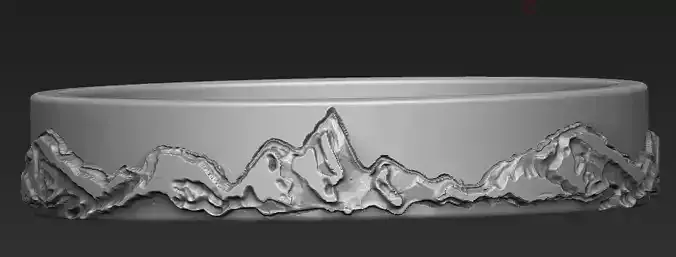 ring ROCK 3D print model