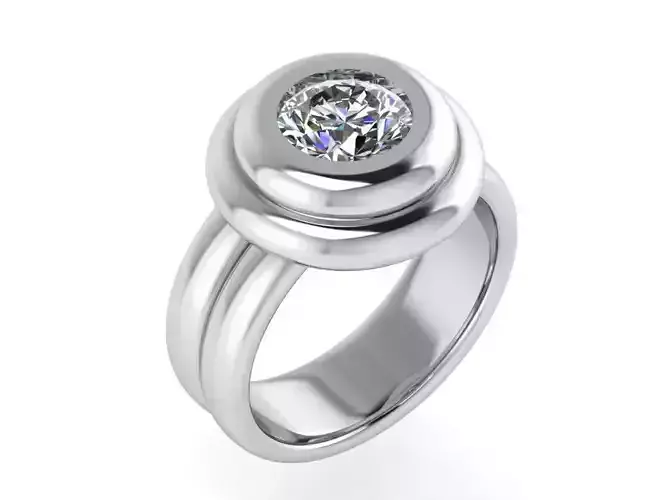 Round Diamond Ring 1002