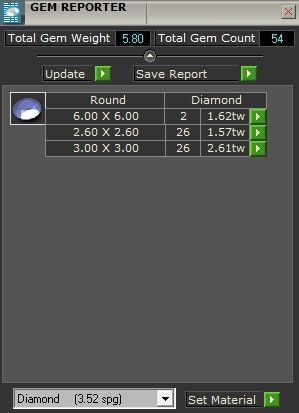 Drop Cluster Diamond Earring 1004 3D print model_5