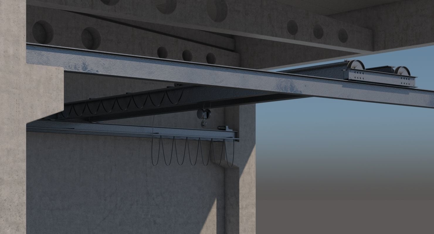 Industrial Building 3D model_11