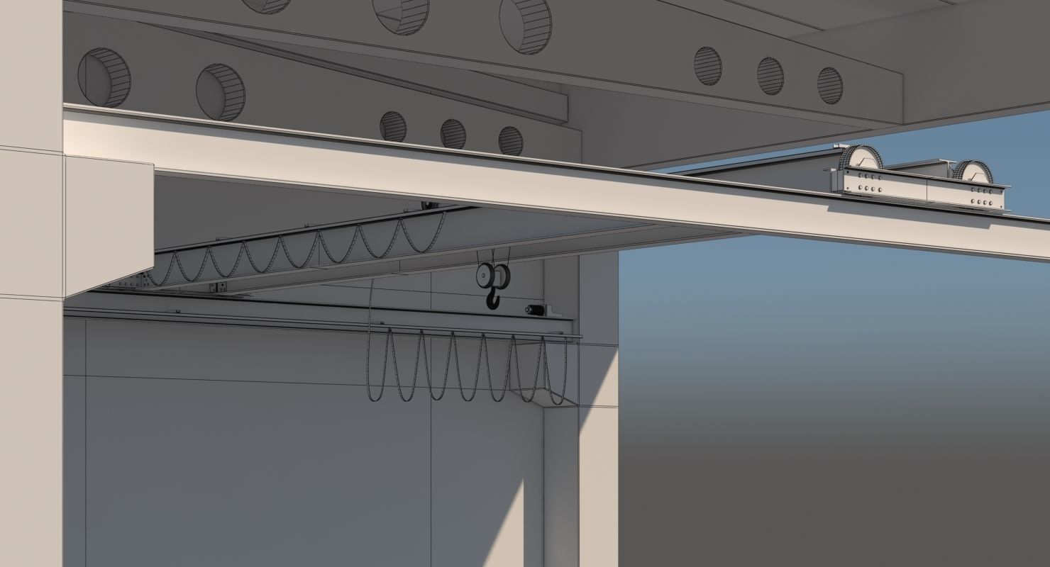 Industrial Building 3D model_12