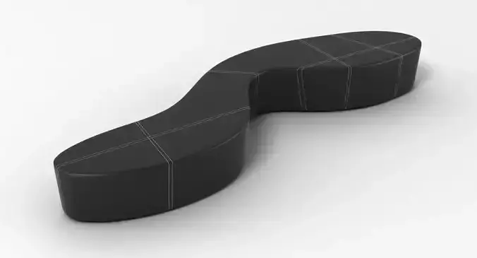 PlusHalle Plasma Bench 3D model