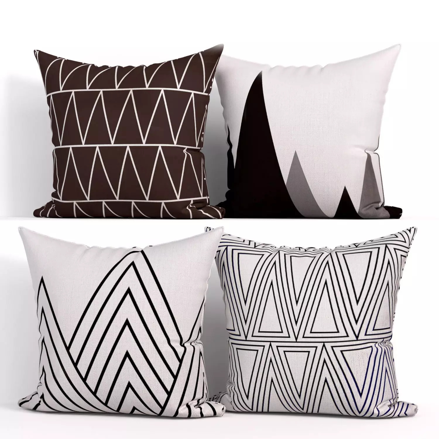 Decorative pillows Houzz set 192 3D model_0