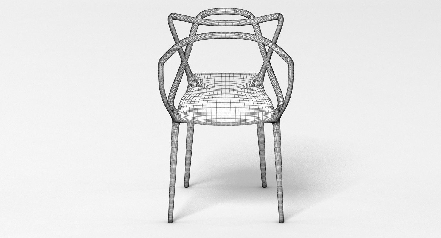 Kartell Masters Chair 3D model_4