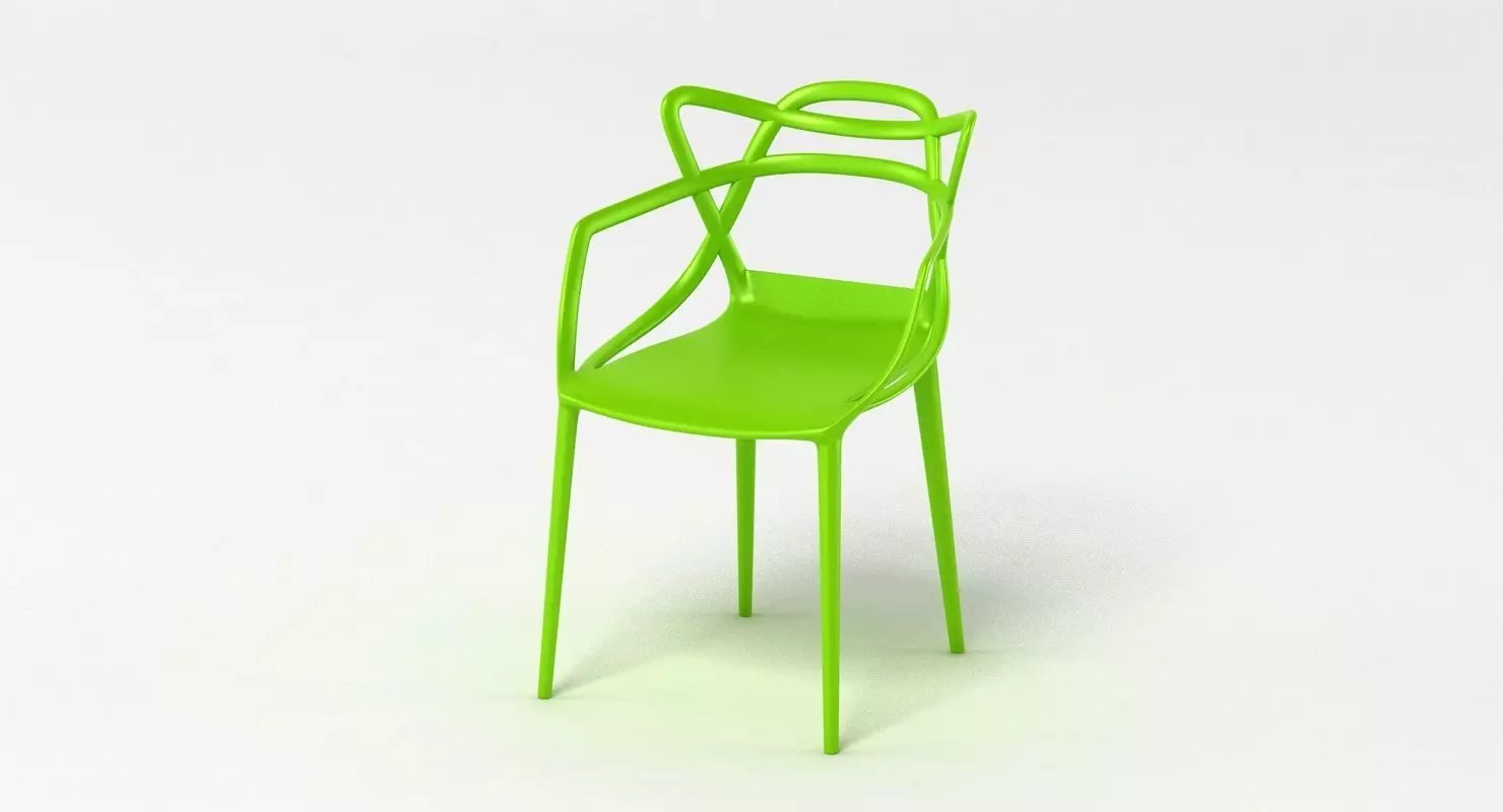 Kartell Masters Chair 3D model_0