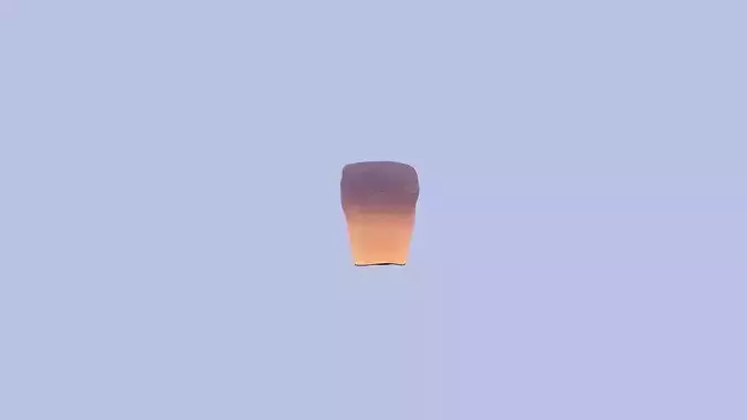 Sky Lantern with Animation