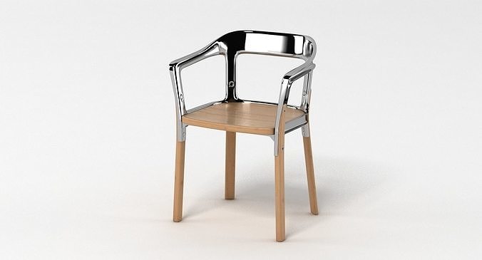 Magis Steelwood Chair 3D model