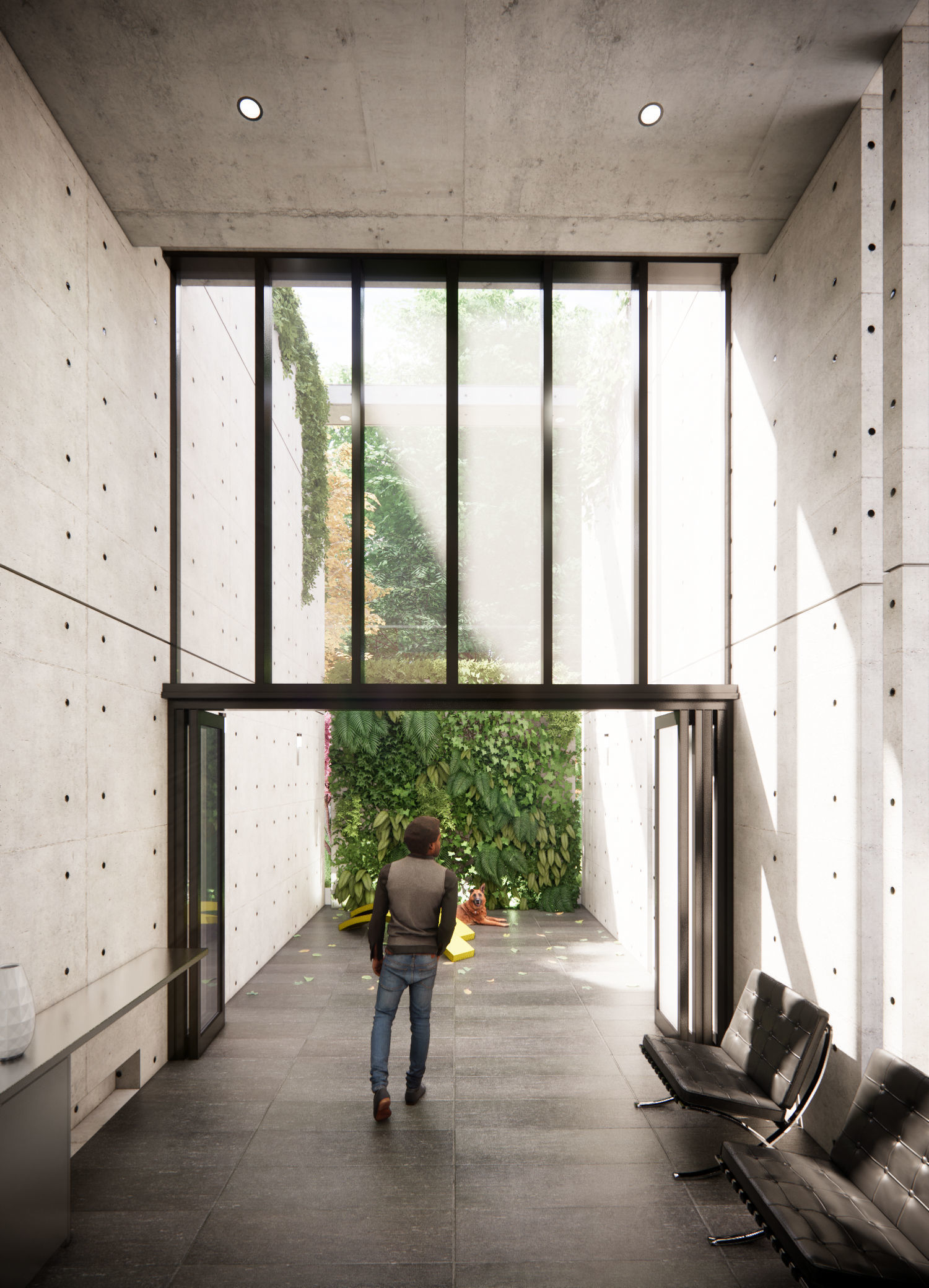 Utsubo Park House - Tadao Ando 3D model_2