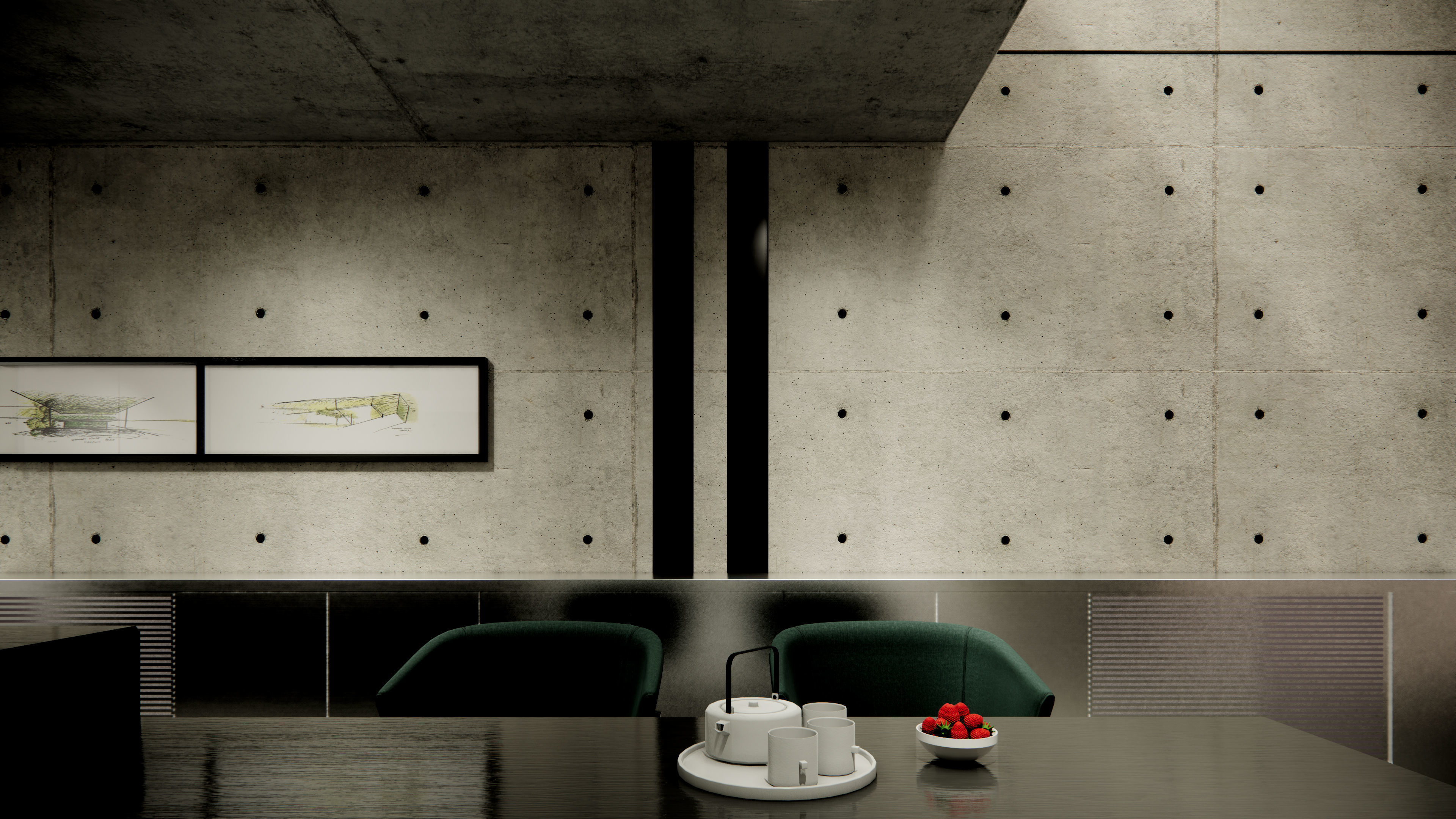 Utsubo Park House - Tadao Ando 3D model_18