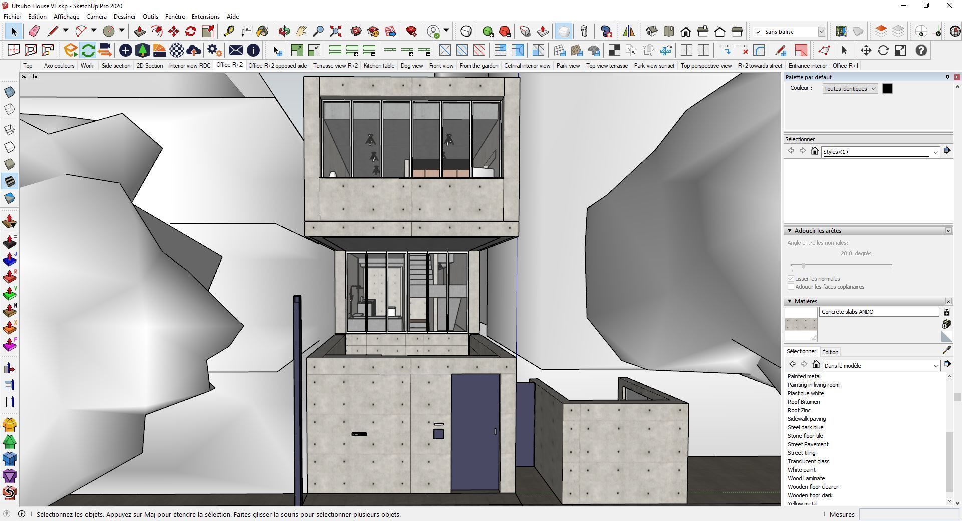 Utsubo Park House - Tadao Ando 3D model_25