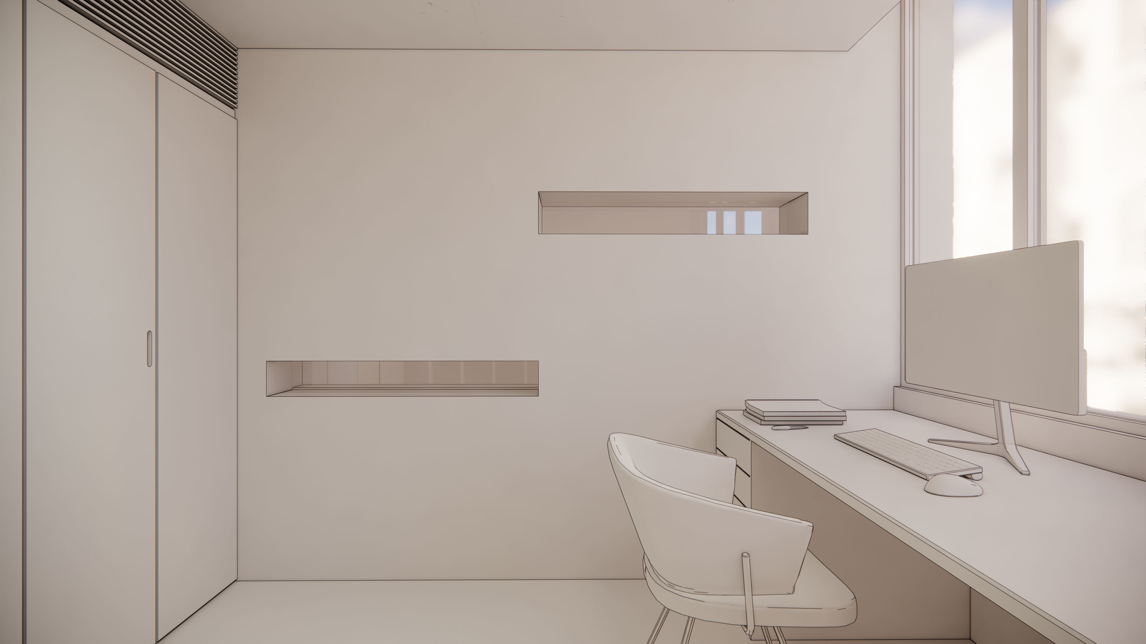 Utsubo Park House - Tadao Ando 3D model_22