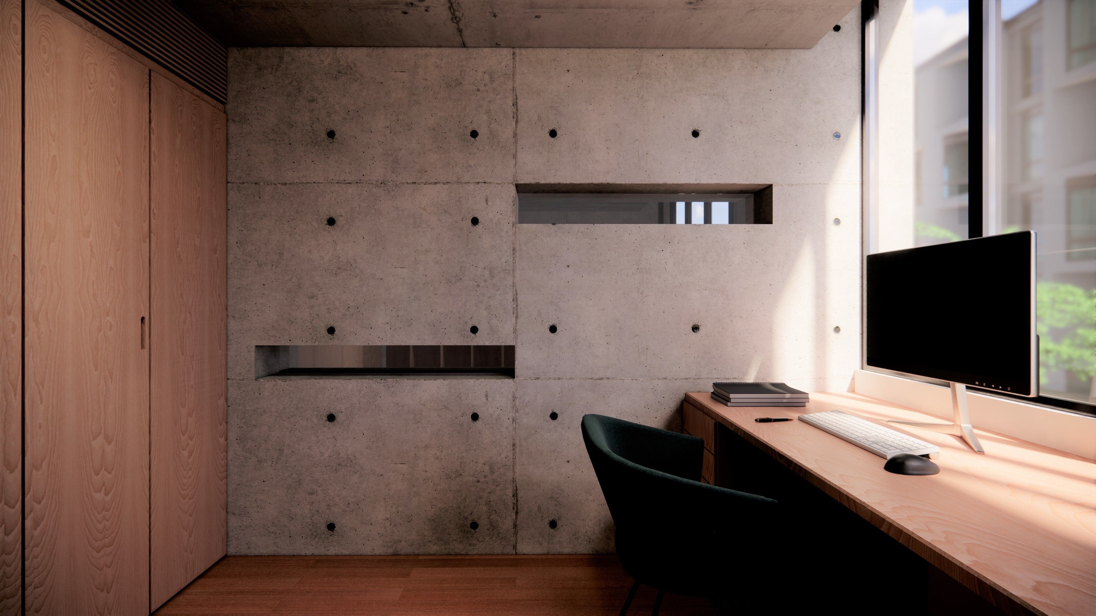 Utsubo Park House - Tadao Ando 3D model_8