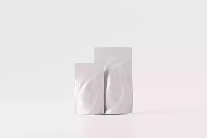 Mylar bag Low-poly 3D model