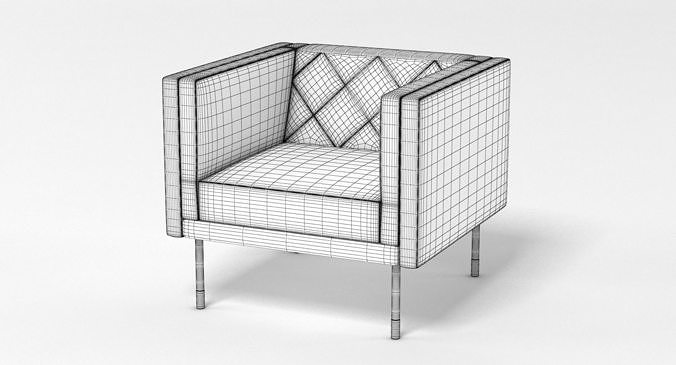 PlusHalle Harlequin Chair 3D model 7