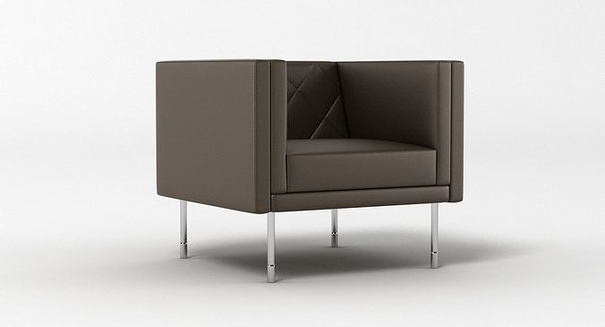 PlusHalle Harlequin Chair 3D model 6