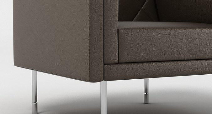 PlusHalle Harlequin Chair 3D model 2