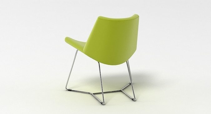 PlusHalle Lotus Chair 3D model 5