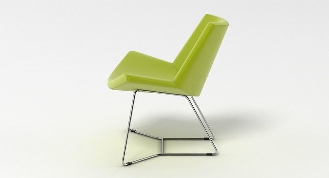 PlusHalle Lotus Chair 3D model 4