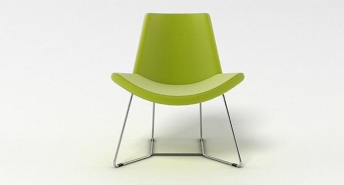 PlusHalle Lotus Chair 3D model 3