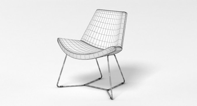 PlusHalle Lotus Chair 3D model 7
