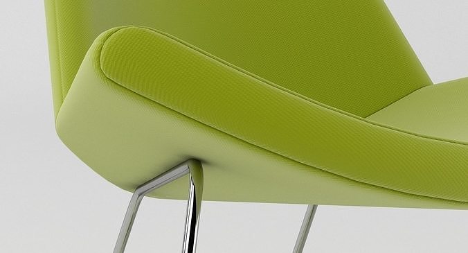 PlusHalle Lotus Chair 3D model 2