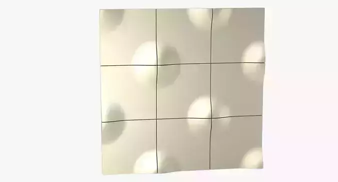 Decorative Modular Wall Panel 2 3D model