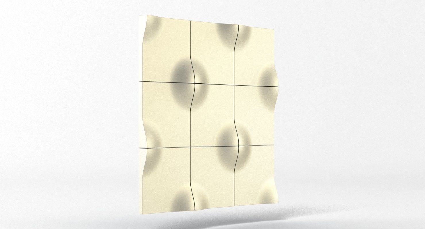 Decorative Modular Wall Panel 2 3D model_6