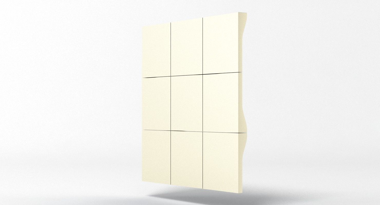 Decorative Modular Wall Panel 2 3D model_8
