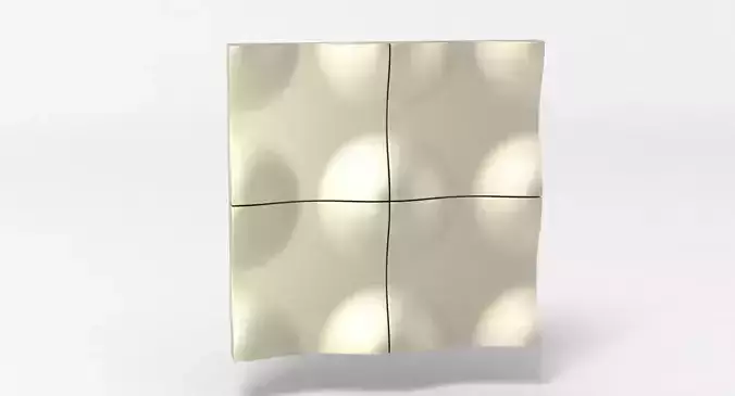 Decorative Modular Wall Panel 1 3D model