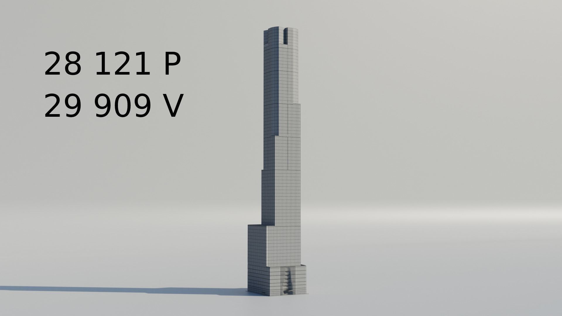 NYC Tall Skyscrapers v4 Low-poly 3D model_26