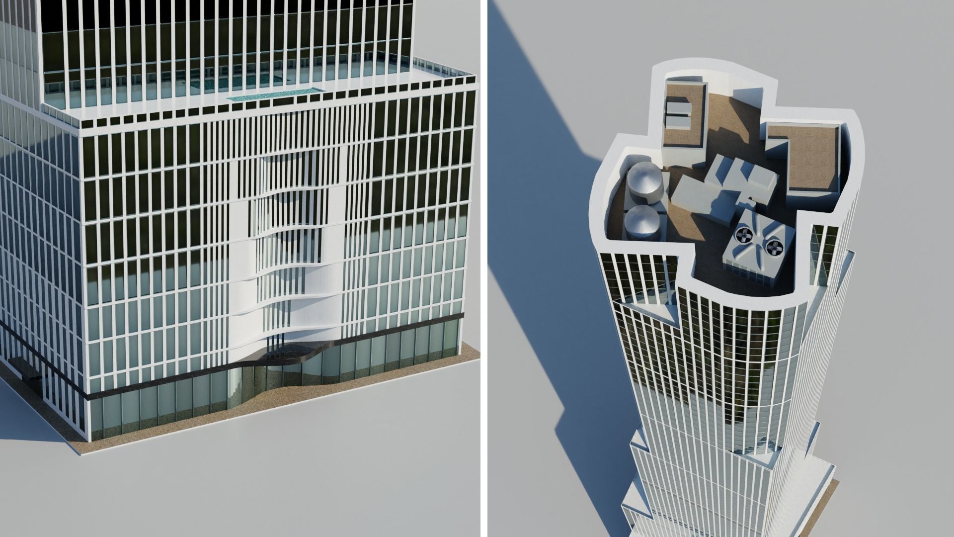 NYC Tall Skyscrapers v4 Low-poly 3D model_25