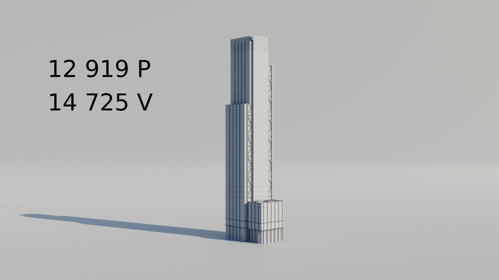 NYC Tall Skyscrapers v4 Low-poly 3D model_35