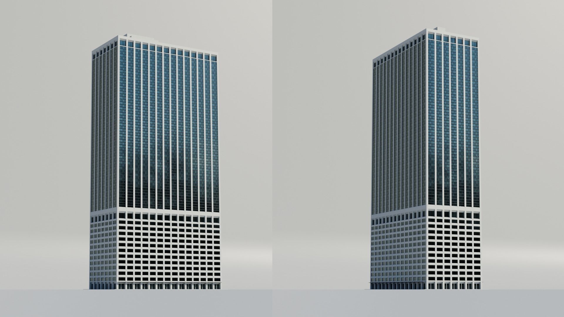 NYC Tall Skyscrapers v4 Low-poly 3D model_39